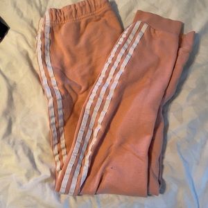 Peach women adidas sweatpants